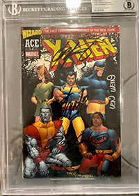 Stan Lee +3 Signed The Uncanny X-Men #94 Ace Edition Comic (BAS Slabbed)